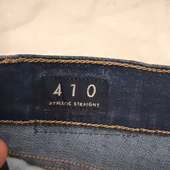 Lucky Brand Men's Dark Indigo Straight Jeans - Picture 3 of 10